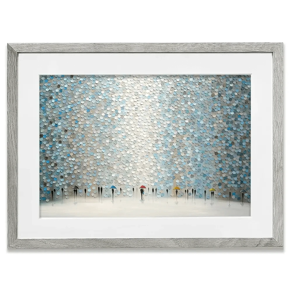 Rain Symphony Framed Art Print Rain Symphony Framed Art Print wall art product Ekaterina Ermilkina