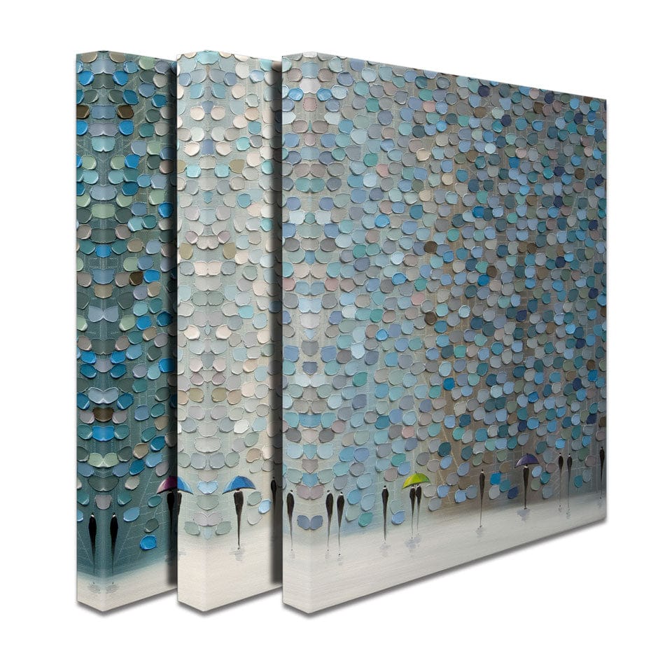 Rain Symphony Trio Canvas Print wall art product Ekaterina Ermilkina / Independent