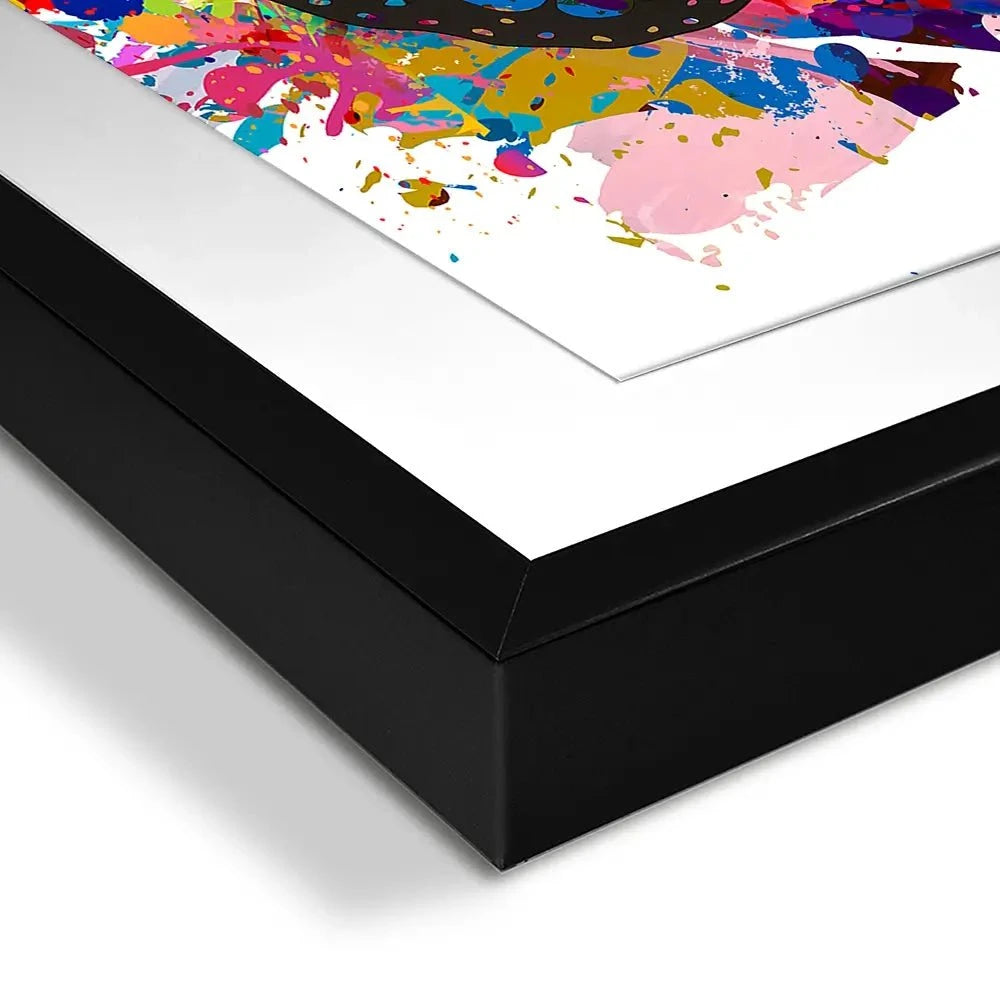 Rainbow Butterfly Paint Splash Framed Art Print Rainbow Butterfly Paint Splash Framed Art Print wall art product ARTEMENKO VALENTYN / Shutterstock