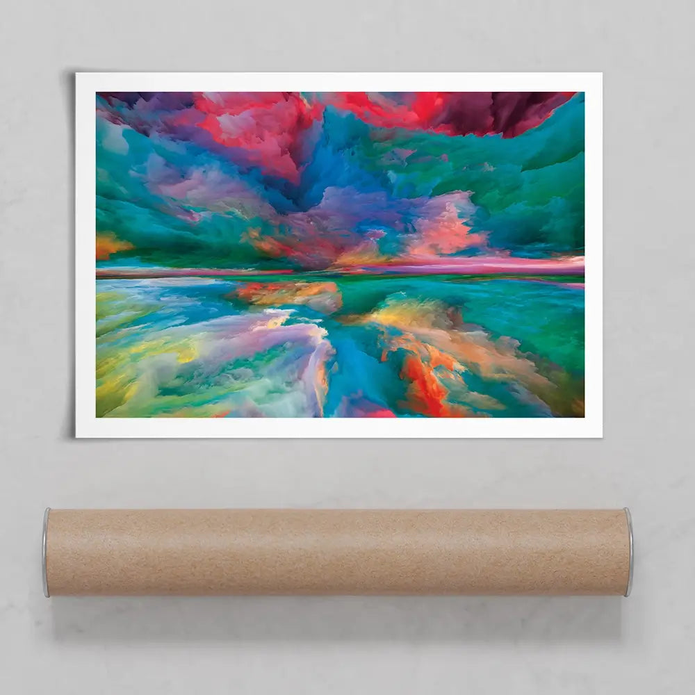 Rainbow Enlightenment Art Print Rainbow Enlightenment Art Print wall art product agsandrew / Shutterstock