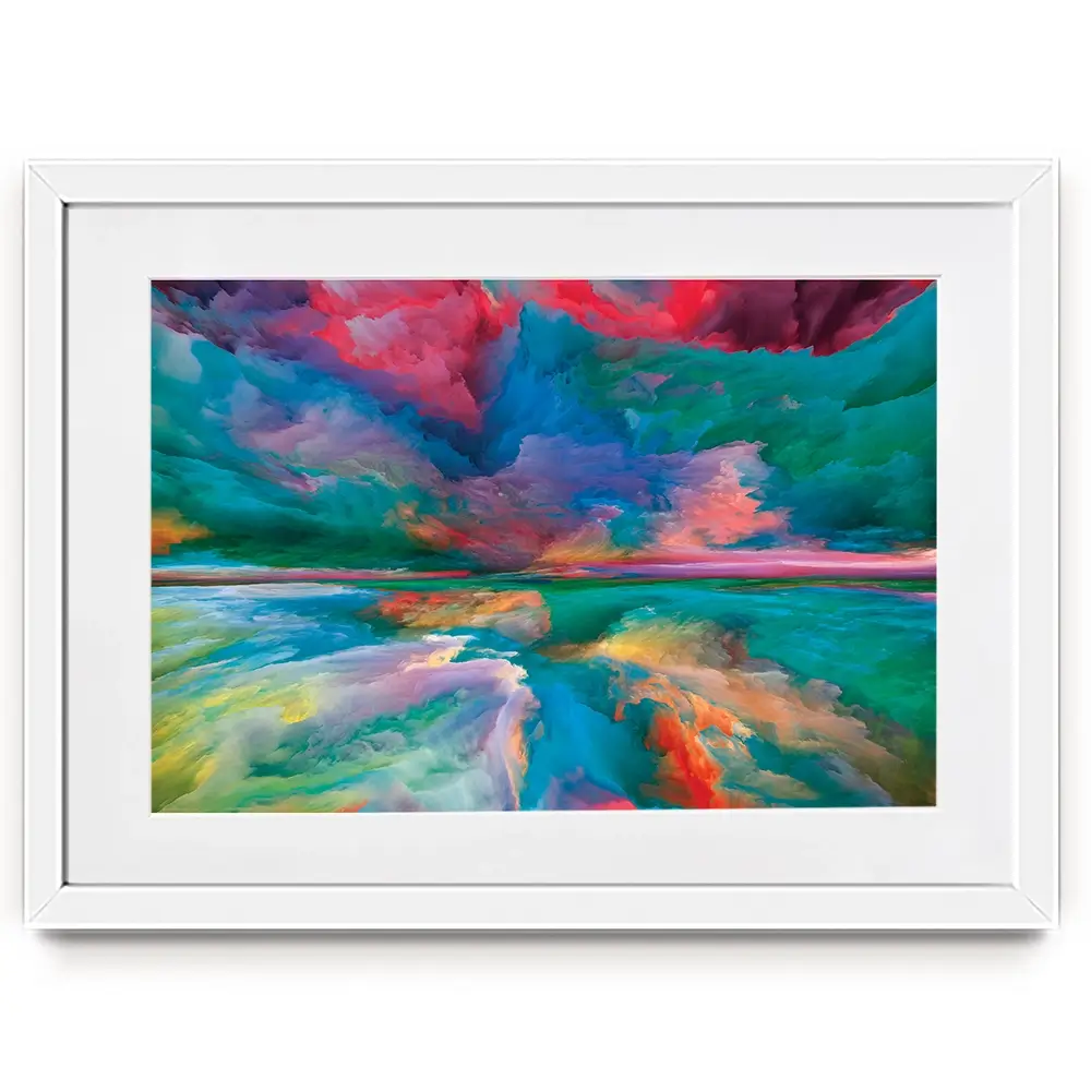 Rainbow Enlightenment Framed Art Print Rainbow Enlightenment Framed Art Print wall art product agsandrew / Shutterstock