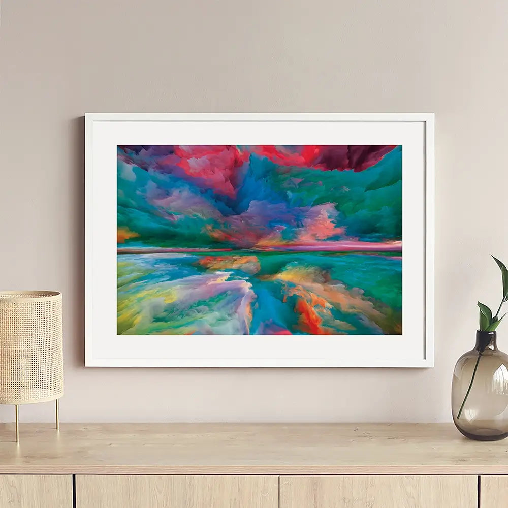 Rainbow Enlightenment Framed Art Print Rainbow Enlightenment Framed Art Print wall art product agsandrew / Shutterstock