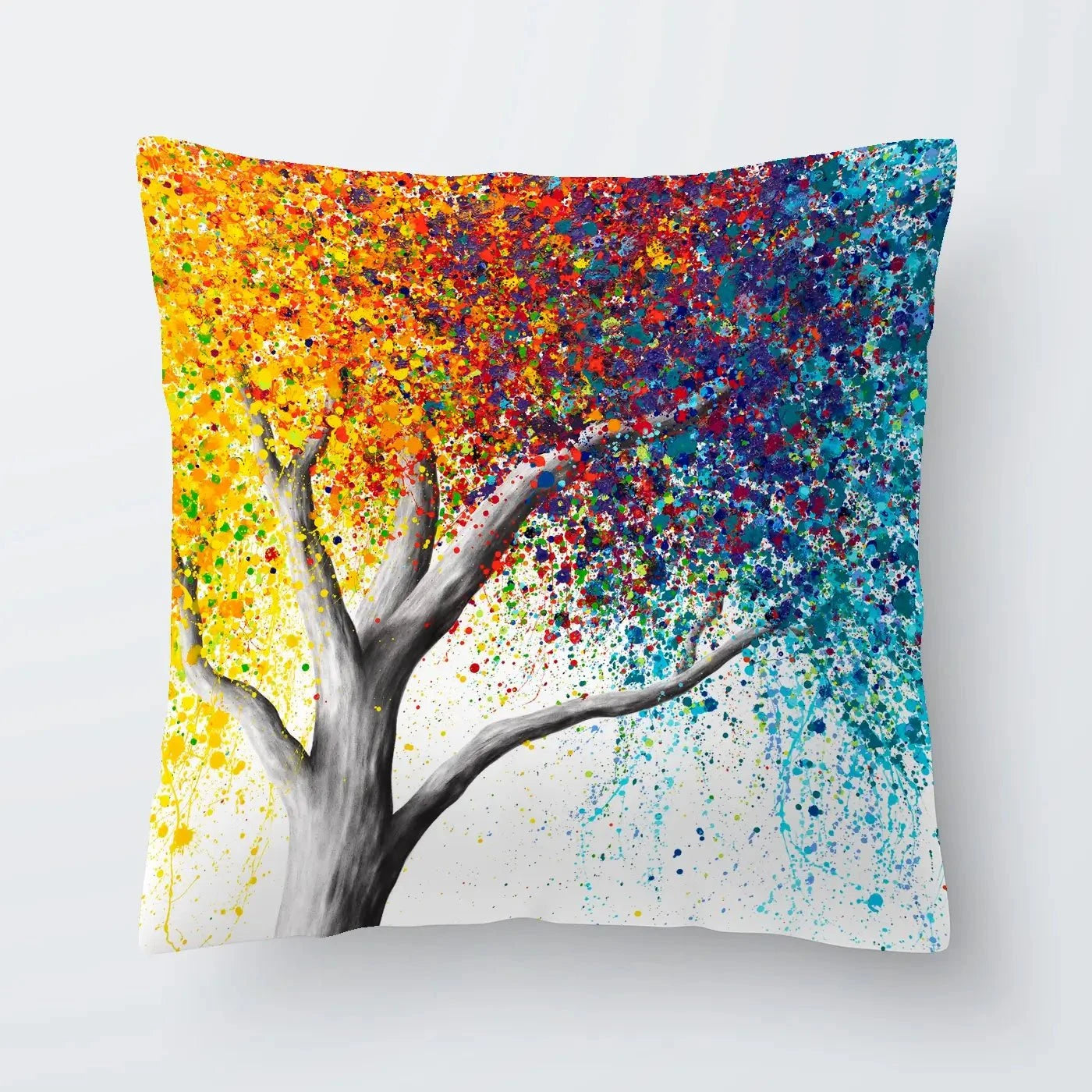 Rainbow Rollicking Tree Cushion Rainbow Rollicking Tree Cushion wall art product Ashvin Harrison