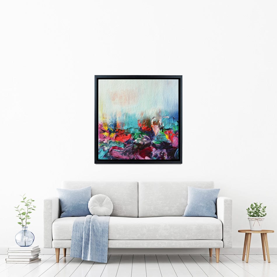 Rainbow Smear Square Canvas Print wall art product Rudchenko Liliia / Shutterstock