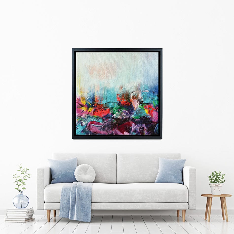 Rainbow Smear Square Canvas Print wall art product Rudchenko Liliia / Shutterstock