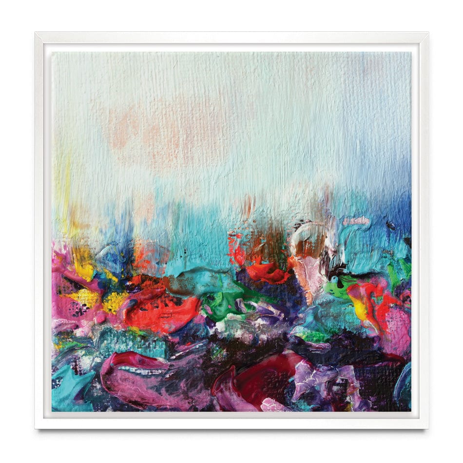 Rainbow Smear Square Canvas Print wall art product Rudchenko Liliia / Shutterstock