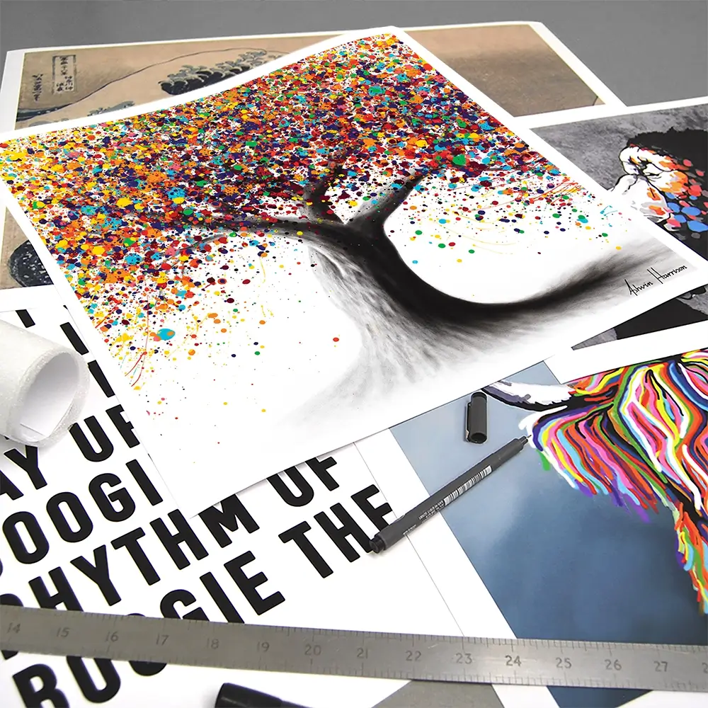 Rainbow Soul Tree Square Art Print Rainbow Soul Tree Square Art Print wall art product Ashvin Harrison