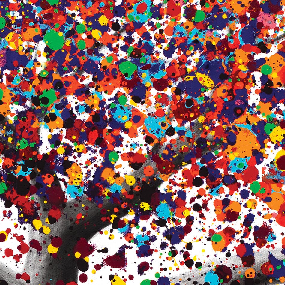 Rainbow Soul Tree Square Canvas Print wall art product Ashvin Harrison