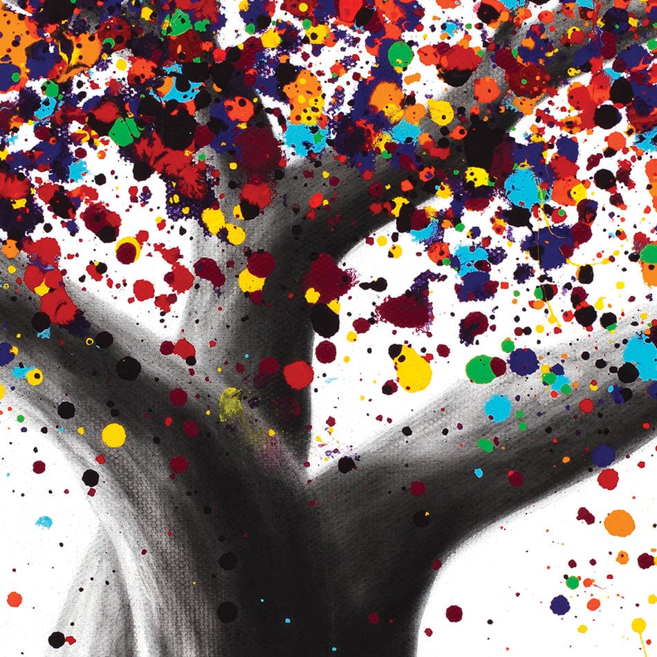 Rainbow Soul Tree Square Framed Art Print wall art product Ashvin Harrison