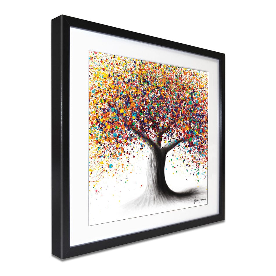 Rainbow Soul Tree Square Framed Art Print wall art product Ashvin Harrison