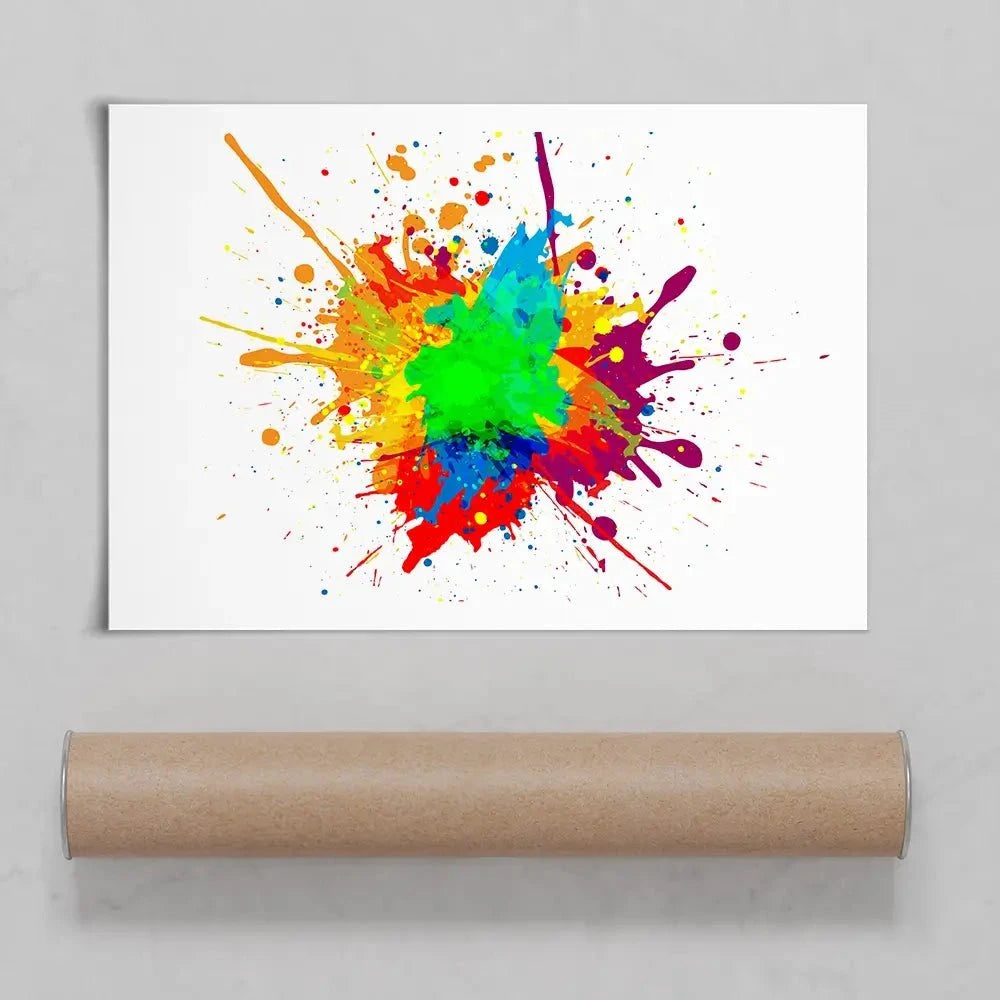 Rainbow Splash Art Print Rainbow Splash Art Print wall art product Mrspopman1985 / Shutterstock