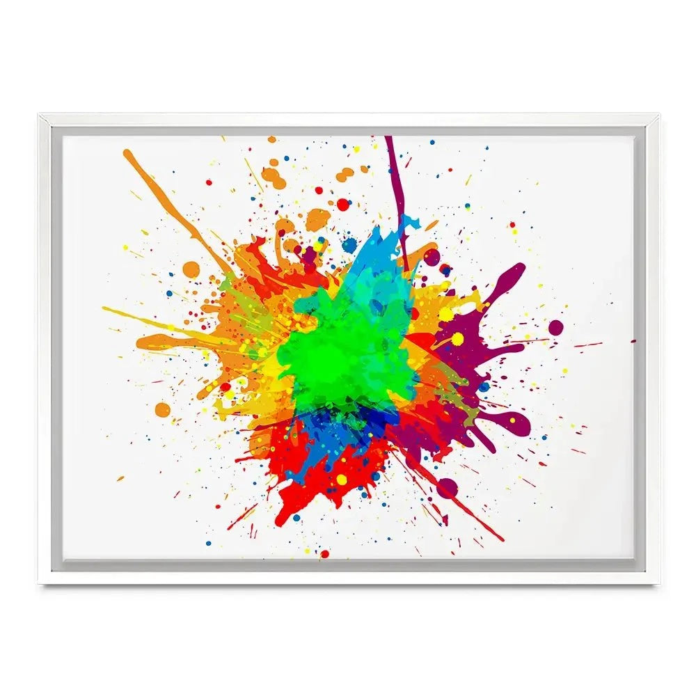 Rainbow Splash Canvas Print Rainbow Splash Canvas Print wall art product Mrspopman1985 / Shutterstock