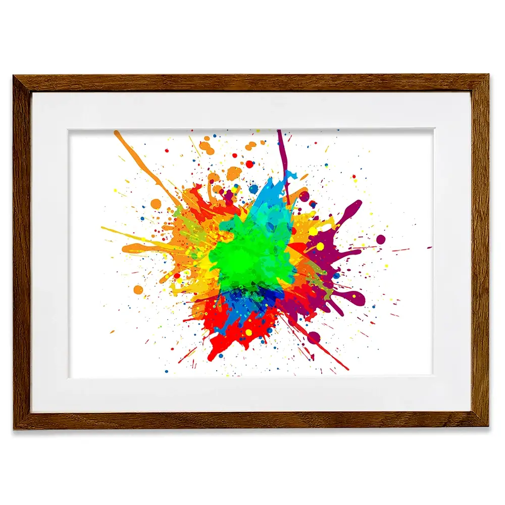 Rainbow Splash Framed Art Print Rainbow Splash Framed Art Print wall art product Mrspopman1985 / Shutterstock