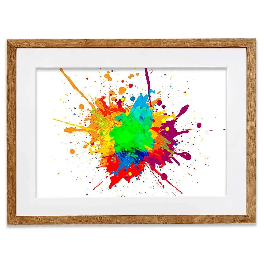 Rainbow Splash Framed Art Print Rainbow Splash Framed Art Print wall art product Mrspopman1985 / Shutterstock