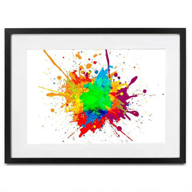 Rainbow Splash Framed Art Print Rainbow Splash Framed Art Print wall art product Mrspopman1985 / Shutterstock