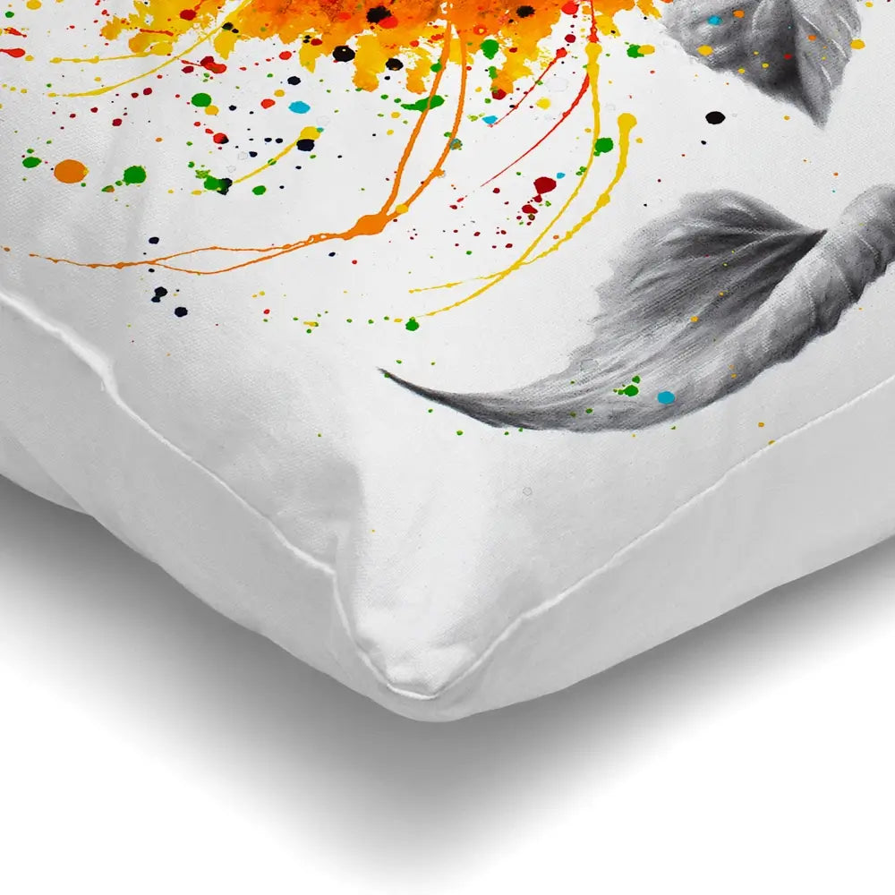 Rainbow Sunflower Cushion Rainbow Sunflower Cushion wall art product Ashvin Harrison
