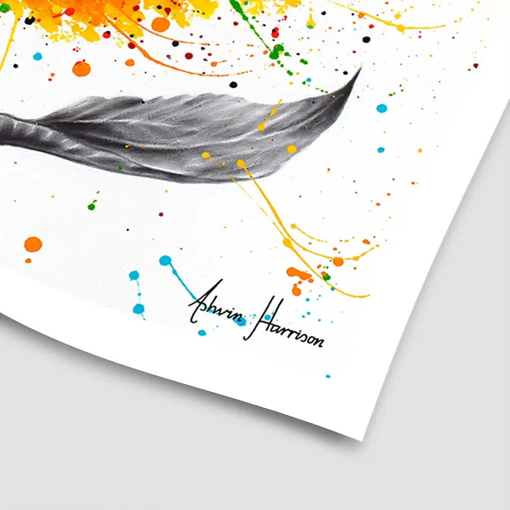 Rainbow Sunflower Square Art Print Rainbow Sunflower Square Art Print wall art product Ashvin Harrison