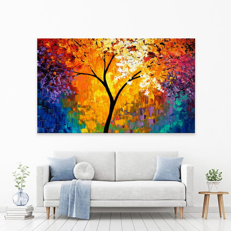 Rainbow Tree Of Life Canvas Print wall art product Osnat Tzadok