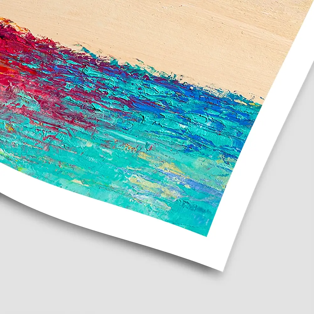 Rainbow Tree Oil Painting Square Art Print Rainbow Tree Oil Painting Square Art Print wall art product Art Print Shop
