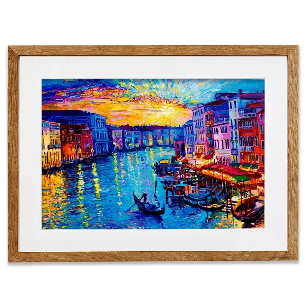 Rainbow Venice Framed Art Print Rainbow Venice Framed Art Print wall art product Ivailo Nikolov / Shutterstock