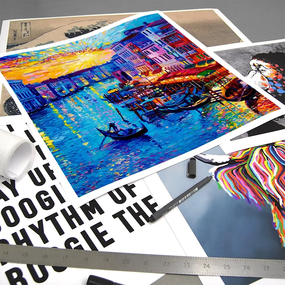 Rainbow Venice Square Art Print Rainbow Venice Square Art Print wall art product Ivailo Nikolov / Shutterstock