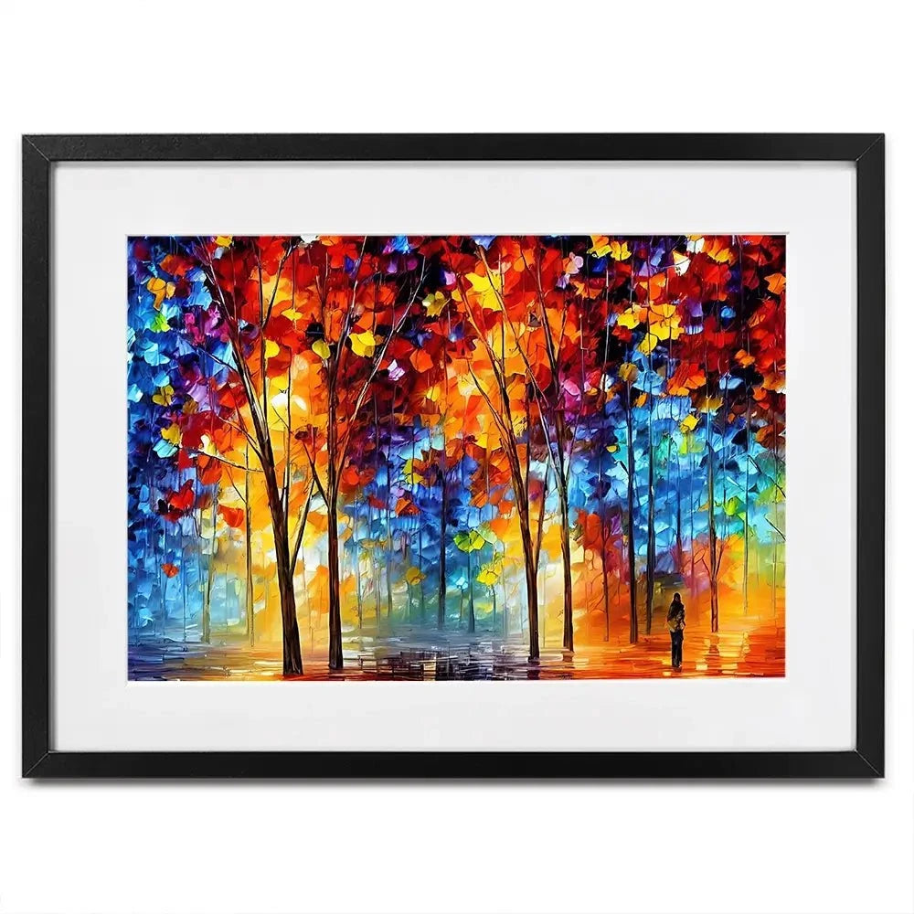Rainbow Walks Framed Art Print Rainbow Walks Framed Art Print wall art product Kolokolchi / Shutterstock