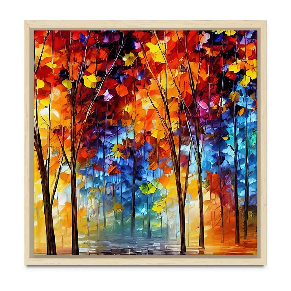 Rainbow Walks Oversized Canvas Print Rainbow Walks Oversized Canvas Print wall art product Art Print Shop