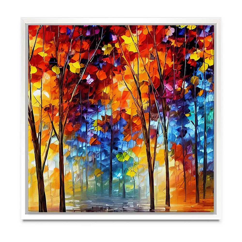 Rainbow Walks Oversized Canvas Print Rainbow Walks Oversized Canvas Print wall art product Art Print Shop