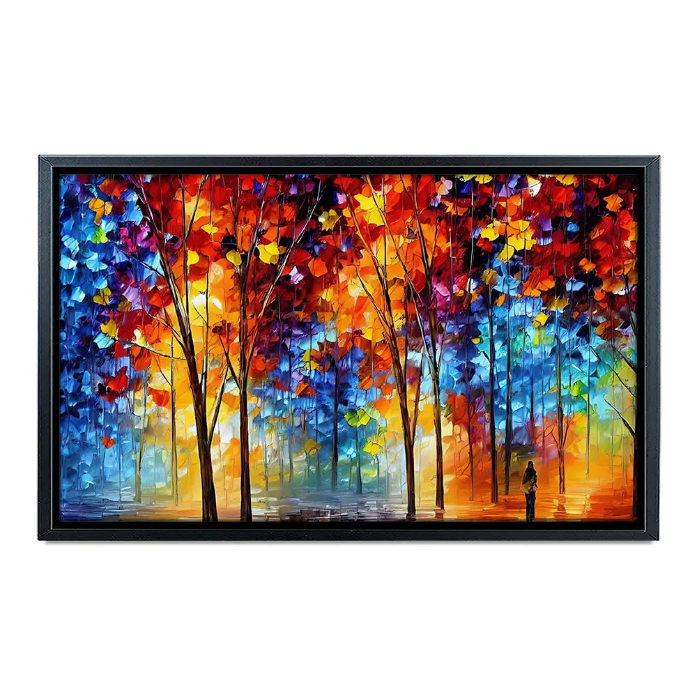 Rainbow Walks Oversized Canvas Print Rainbow Walks Oversized Canvas Print wall art product Art Print Shop