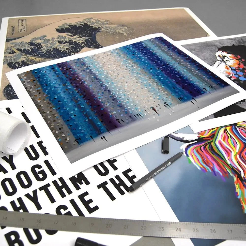 Rainy City For Us Art Print Rainy City For Us Art Print wall art product Ekaterina Ermilkina