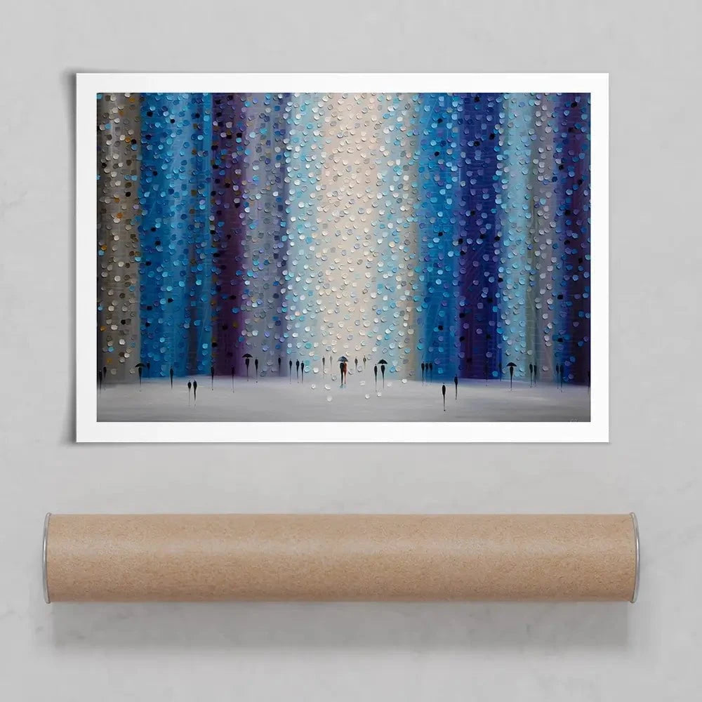 Rainy City For Us Art Print Rainy City For Us Art Print wall art product Ekaterina Ermilkina