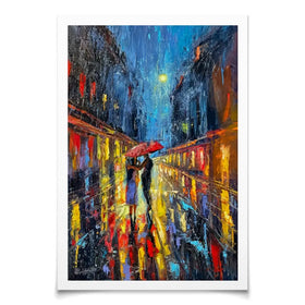 Rainy Date Night Art Print Rainy Date Night Art Print wall art product David Alexander Elder