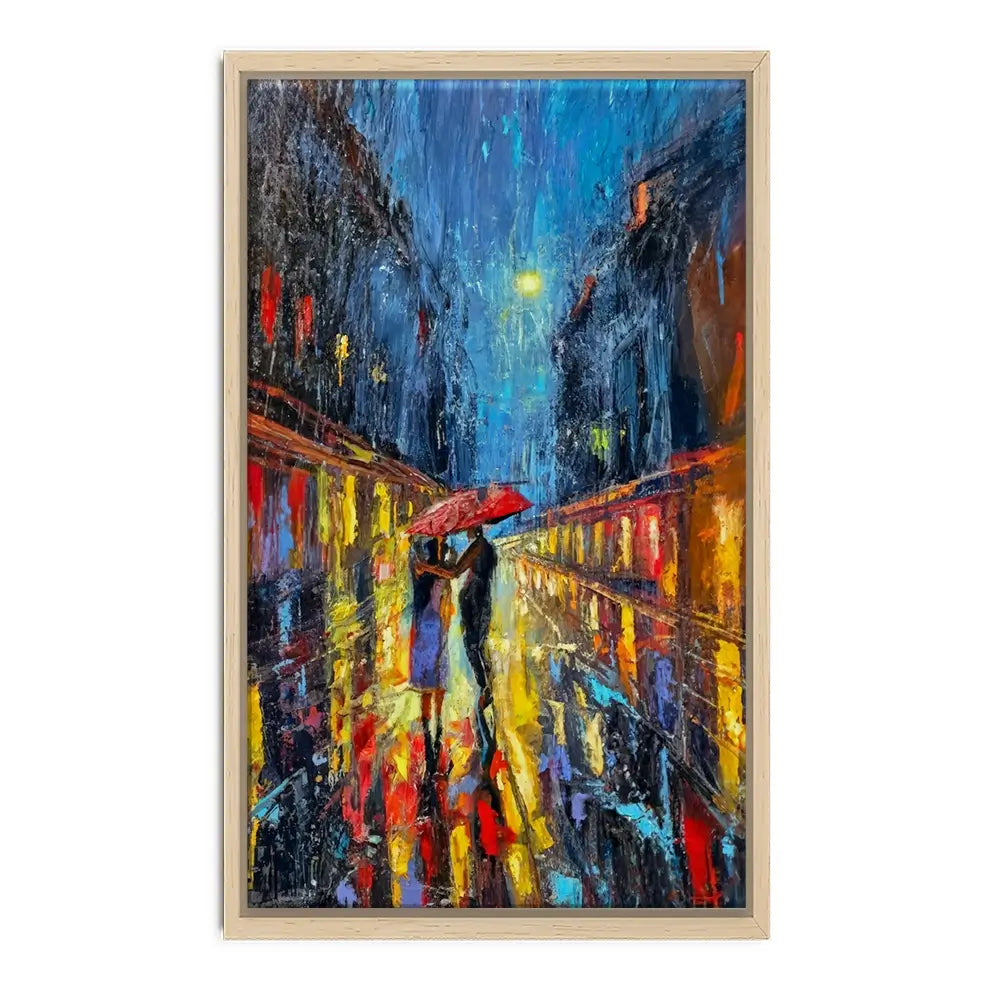 Rainy Date Night Canvas Print Rainy Date Night Canvas Print wall art product David Alexander Elder