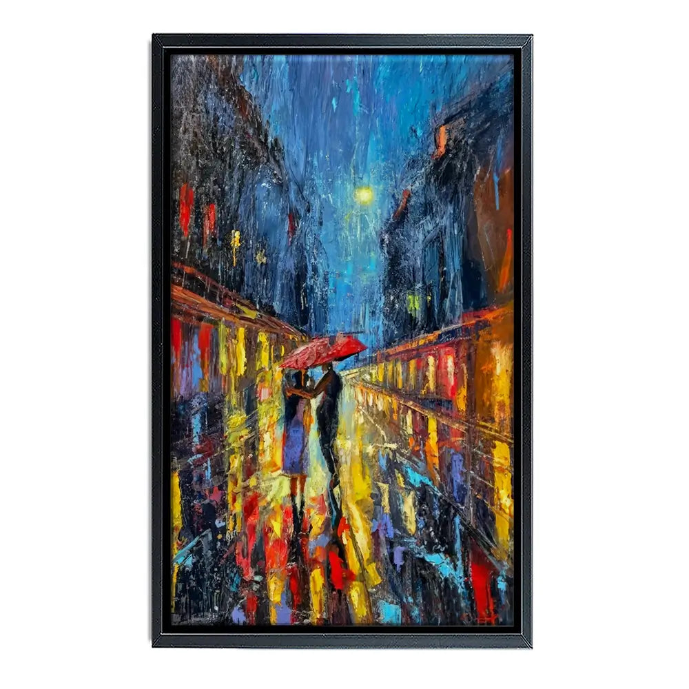 Rainy Date Night Canvas Print Rainy Date Night Canvas Print wall art product David Alexander Elder