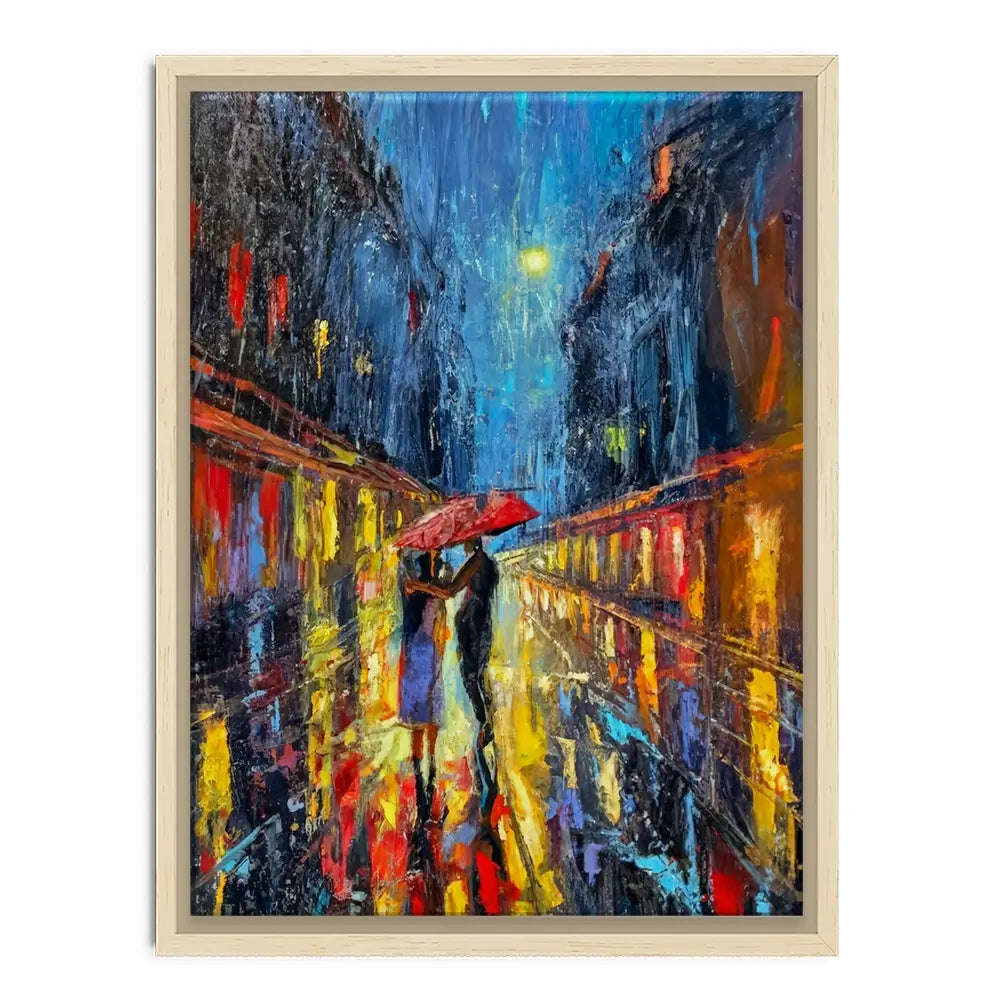 Rainy Date Night Canvas Print Rainy Date Night Canvas Print wall art product David Alexander Elder