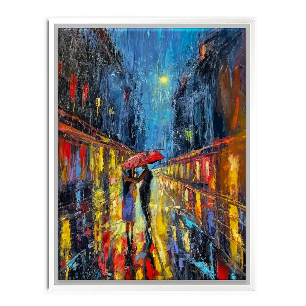 Rainy Date Night Canvas Print Rainy Date Night Canvas Print wall art product David Alexander Elder