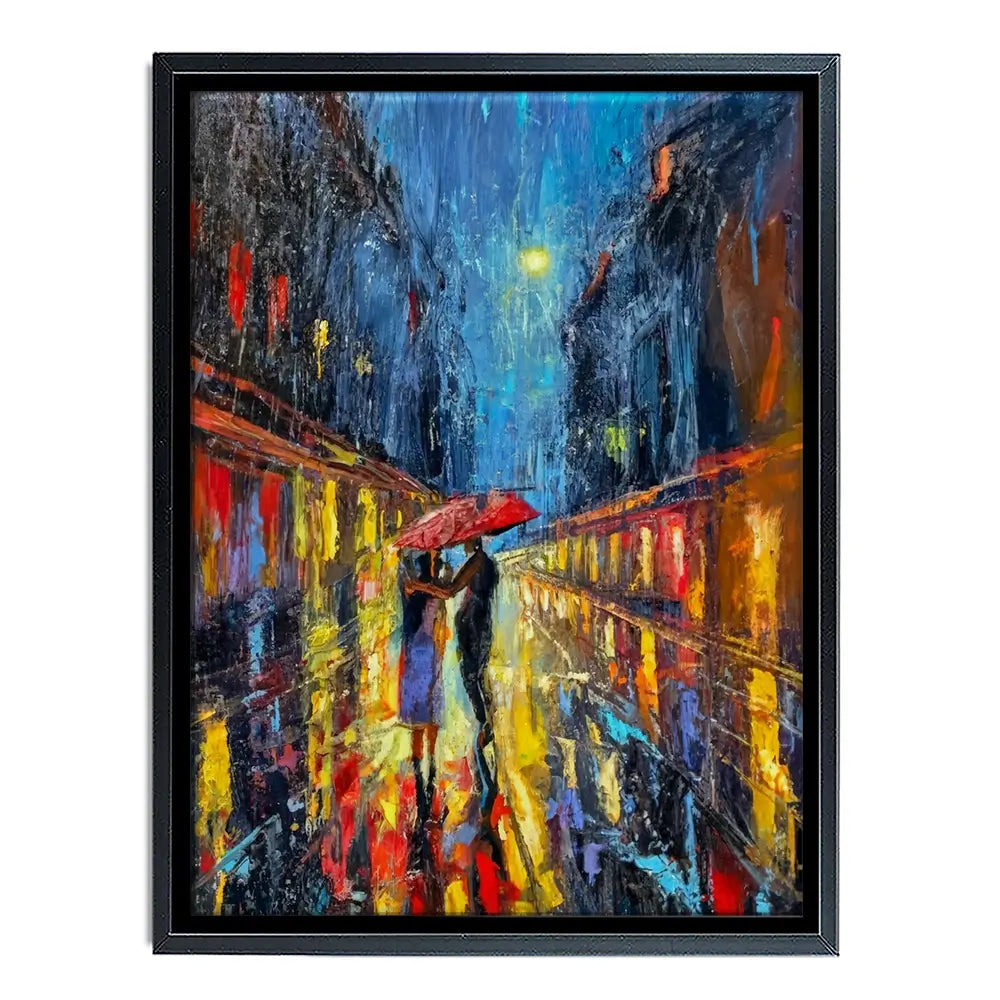 Rainy Date Night Canvas Print Rainy Date Night Canvas Print wall art product David Alexander Elder