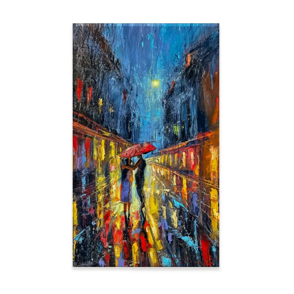Rainy Date Night Canvas Print Rainy Date Night Canvas Print wall art product David Alexander Elder