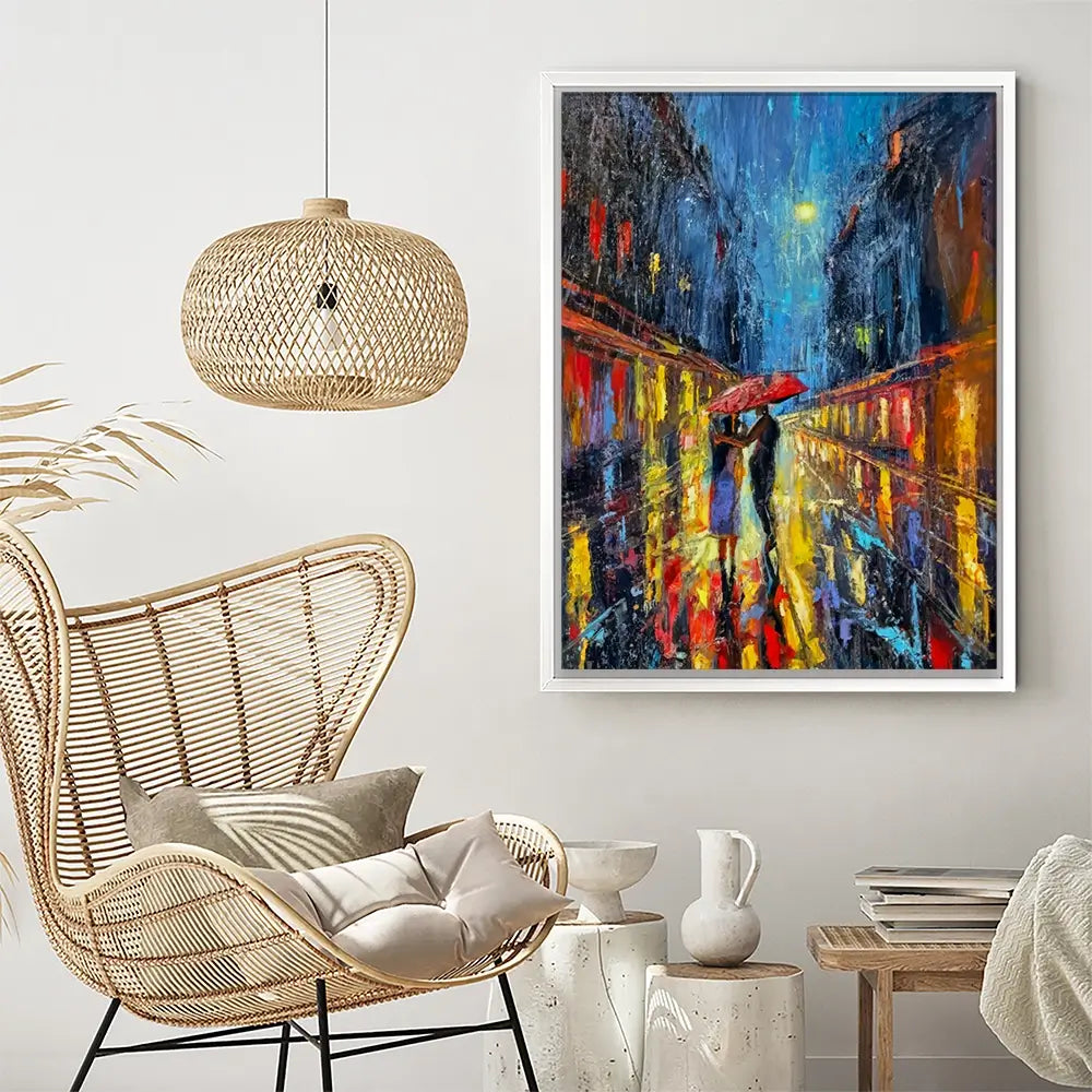 Rainy Date Night Canvas Print Rainy Date Night Canvas Print wall art product David Alexander Elder