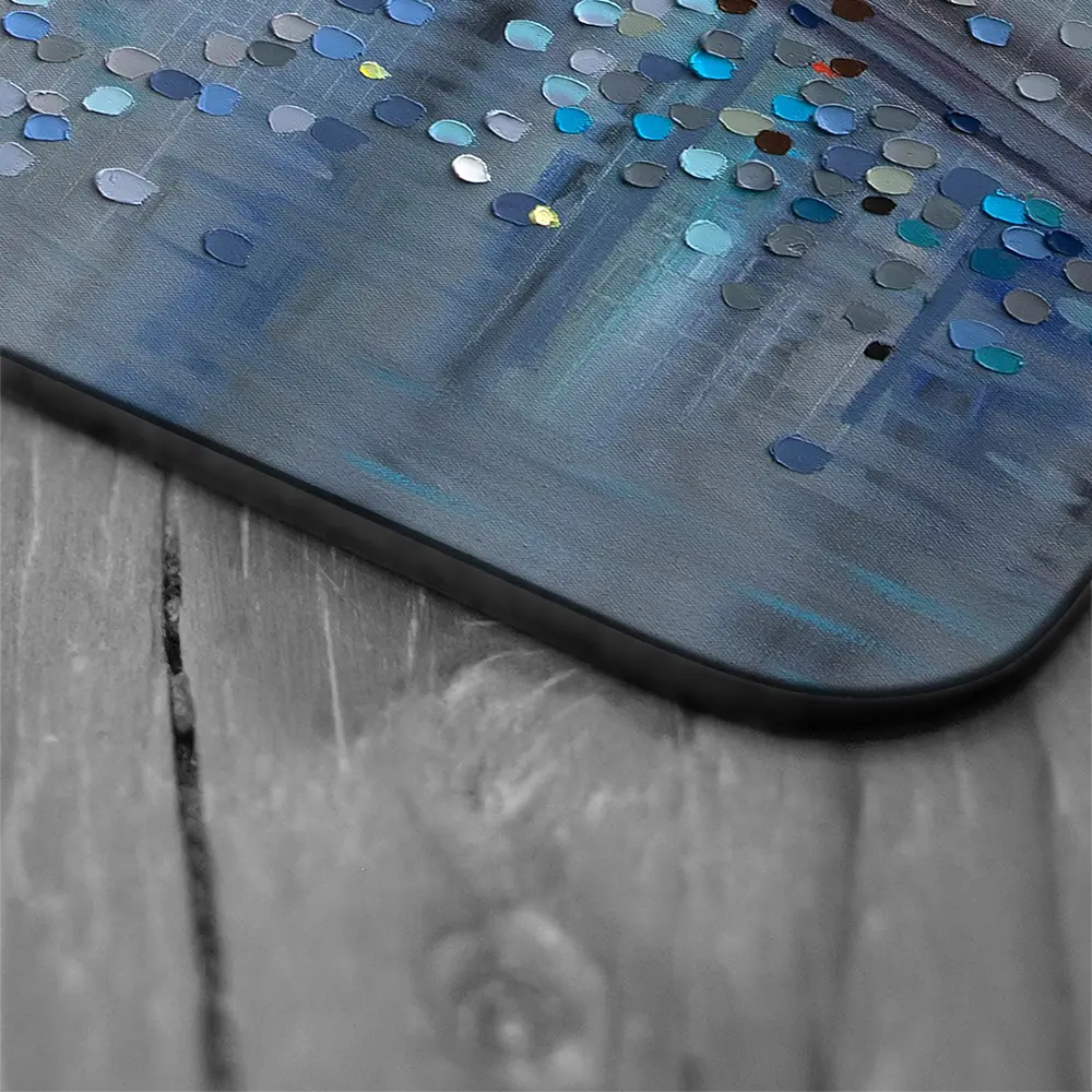 Rainy Date With The Bridge View Coaster Set Rainbow Soul Tree Coaster Set | Rainbow Soul Tree Art Coasters wall art product Ekaterina Ermilkina