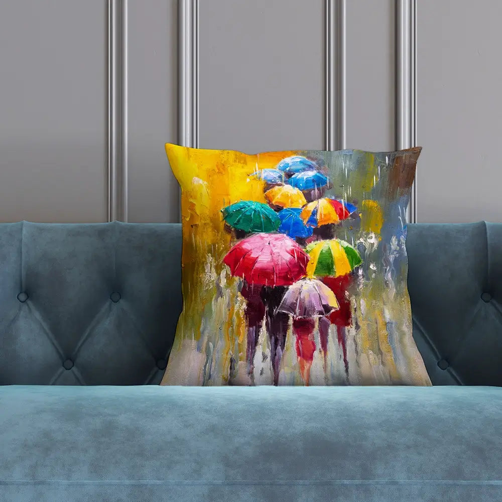 Rainy Day Cushion Rainy Day Cushion wall art product CYC / Shutterstock