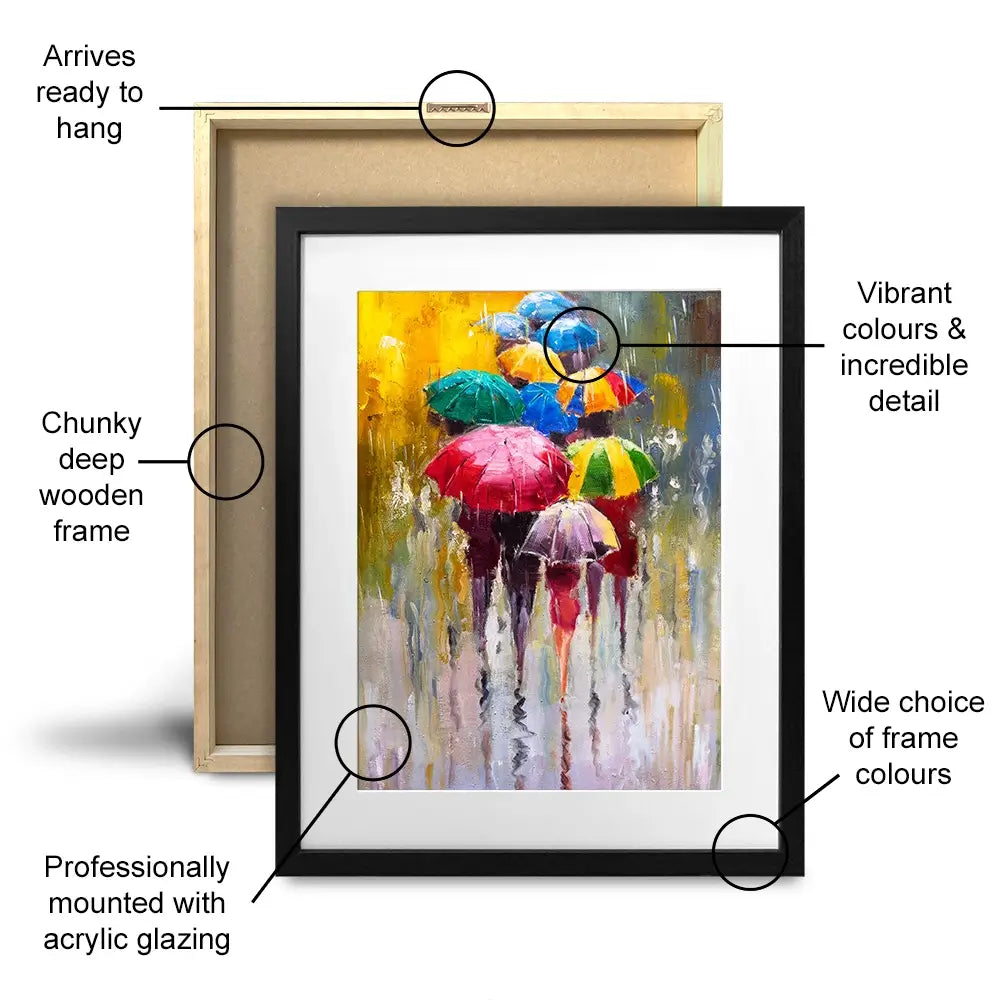 Rainy Day Framed Art Print Rainy Day Framed Art Print wall art product CYC / Shutterstock