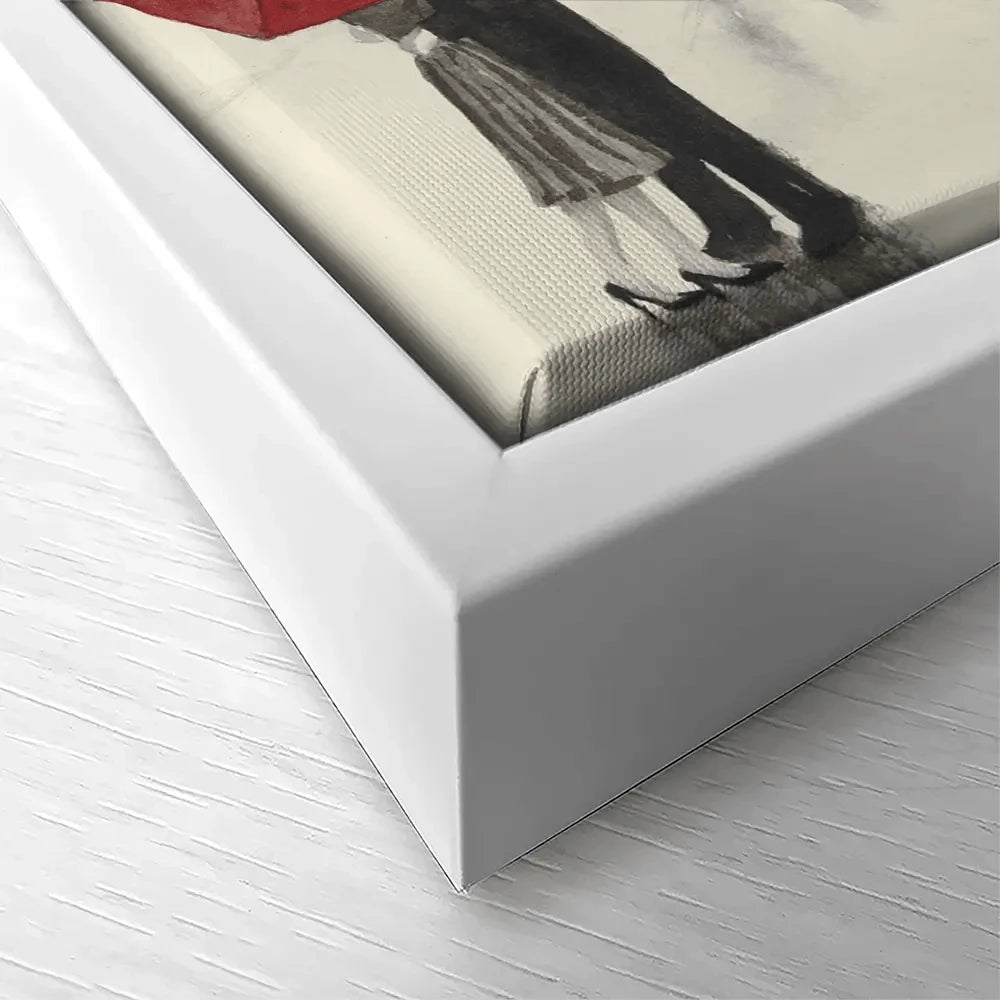 Rainy Day Lovers In Paris Canvas Print Rainy Day Lovers In Paris Canvas Print wall art product Art Print Shop