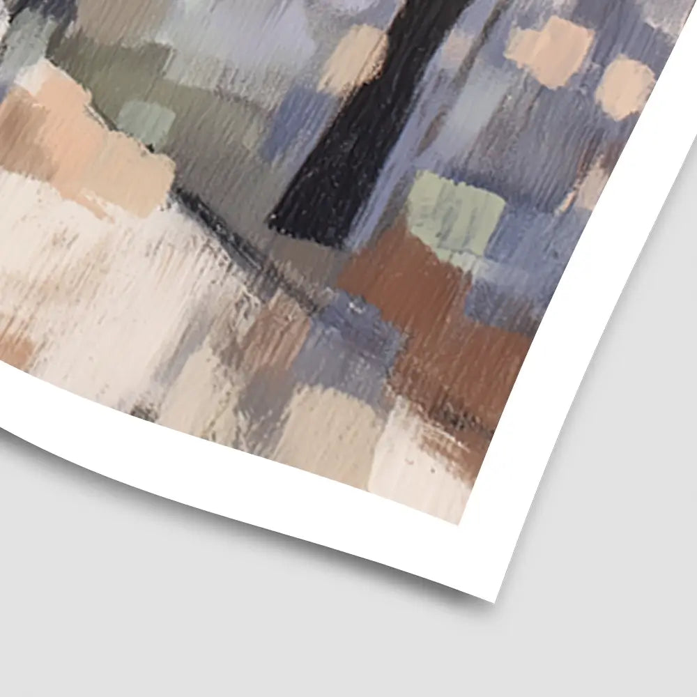 Rainy Day Park Stroll Art Print Rainy Day Park Stroll Art Print wall art product Chromatic Storm Studio