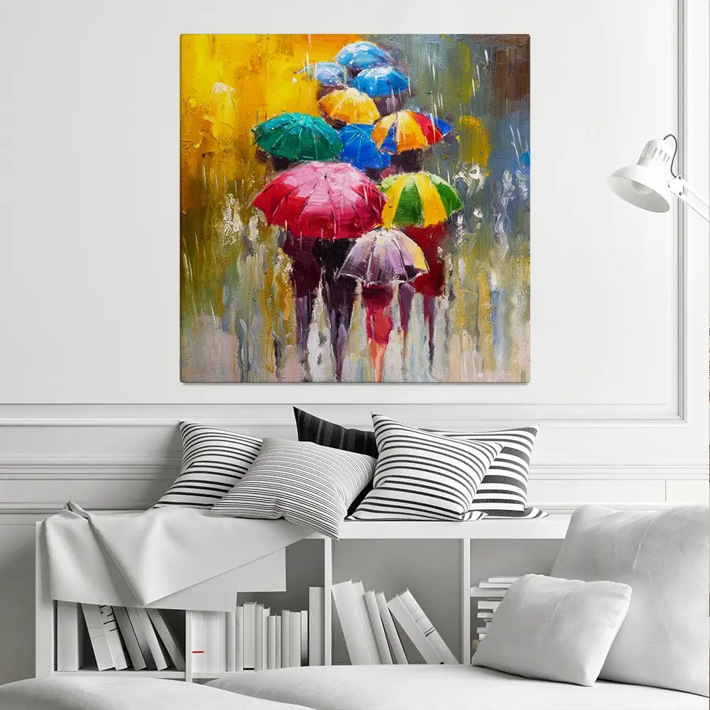 Rainy Day Square Canvas Print Rainy Day Square Canvas Print wall art product CYC / Shutterstock