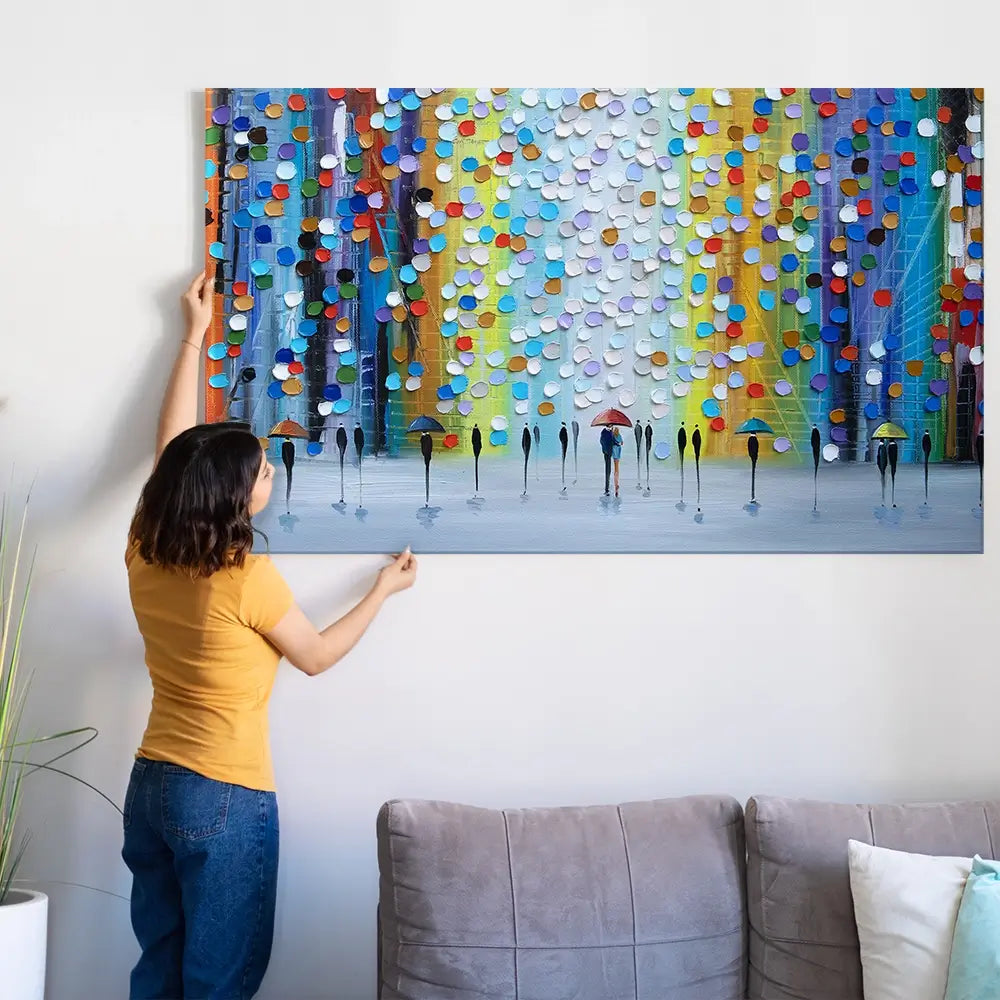 Rainy Fantasy Oversized Canvas Print Rainy Fantasy Oversized Canvas Print wall art product Art Print Shop