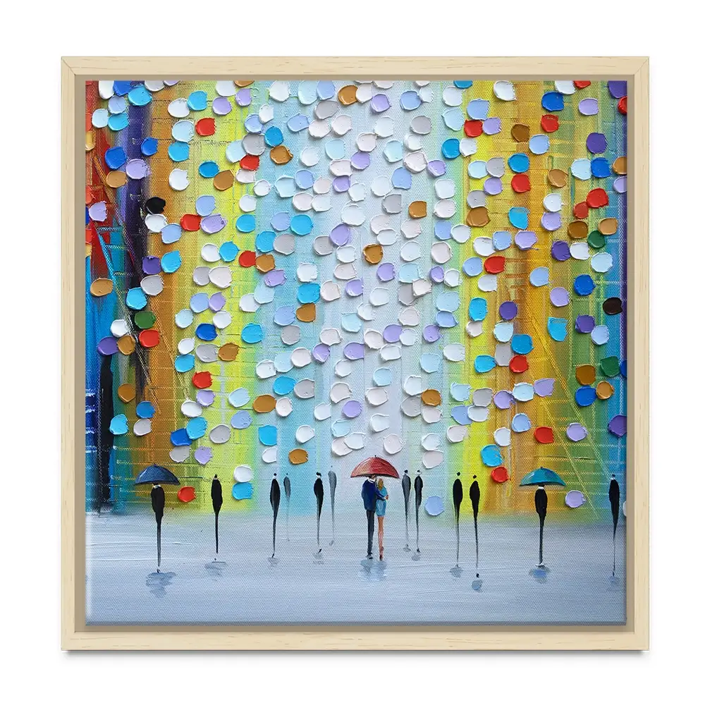 Rainy Fantasy Square Canvas Print Rainy Fantasy Square Canvas Print wall art product Ekaterina Ermilkina