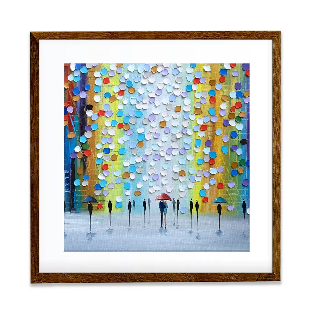 Rainy Fantasy Square Framed Art Print Rainy Fantasy Square Framed Art Print wall art product Ekaterina Ermilkina