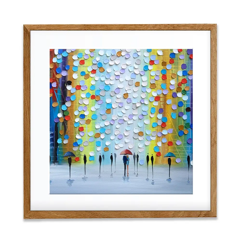 Rainy Fantasy Square Framed Art Print Rainy Fantasy Square Framed Art Print wall art product Ekaterina Ermilkina