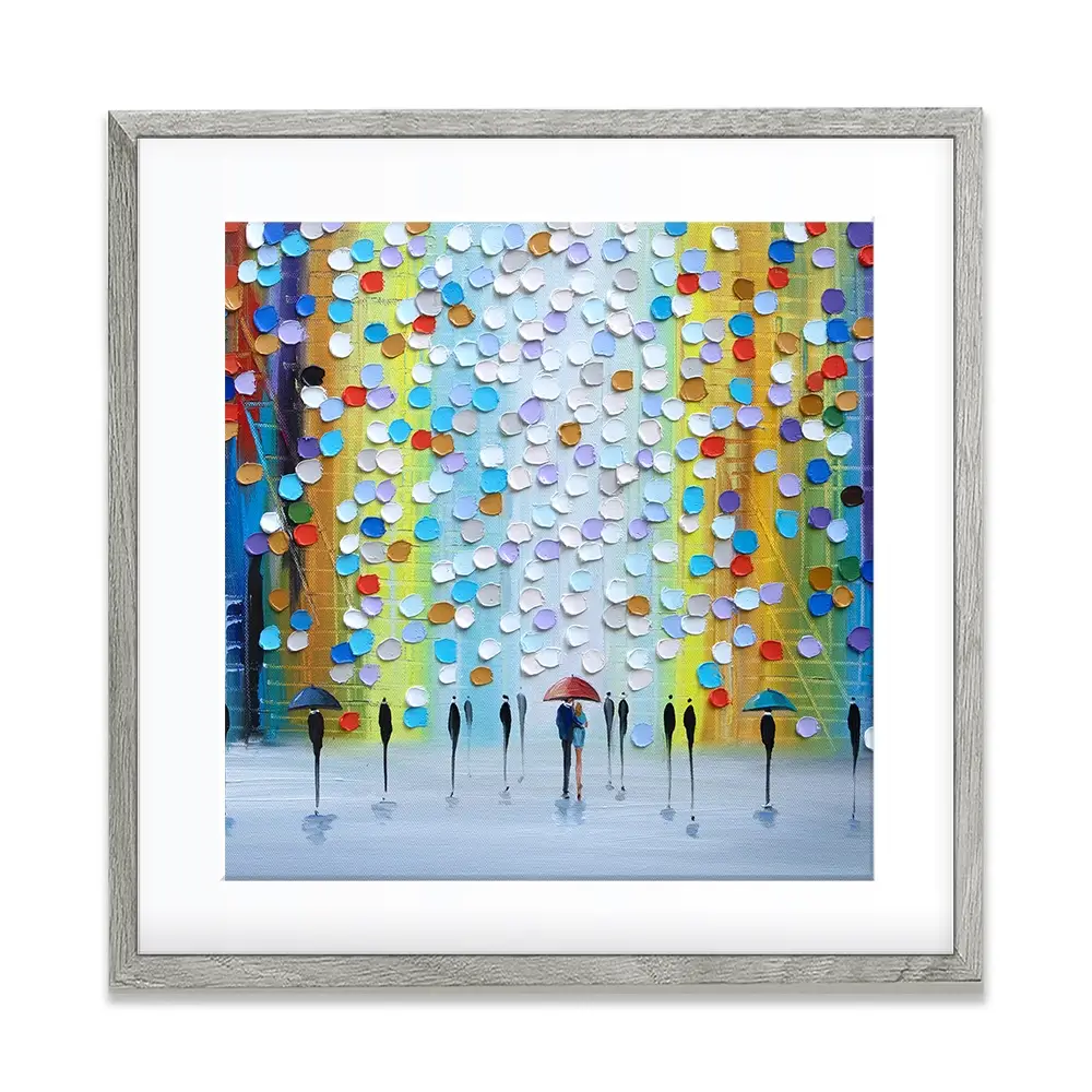 Rainy Fantasy Square Framed Art Print Rainy Fantasy Square Framed Art Print wall art product Ekaterina Ermilkina